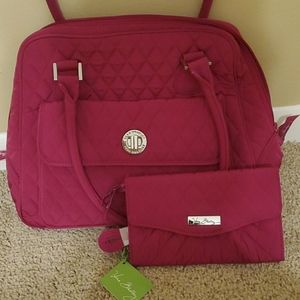 Vera Bradley Turnlock Satchel